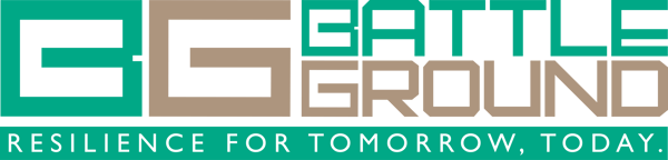 BATTLEGROUND LOGO WITH TAG